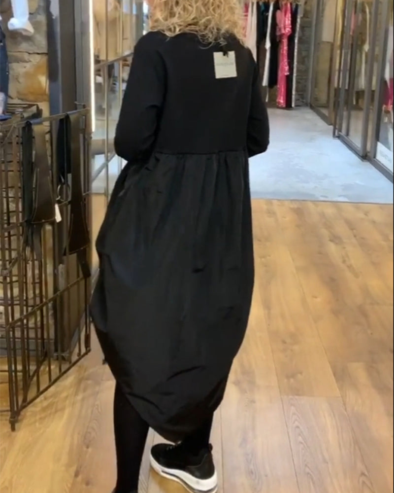 Stilla | Patchwork kjole med snor