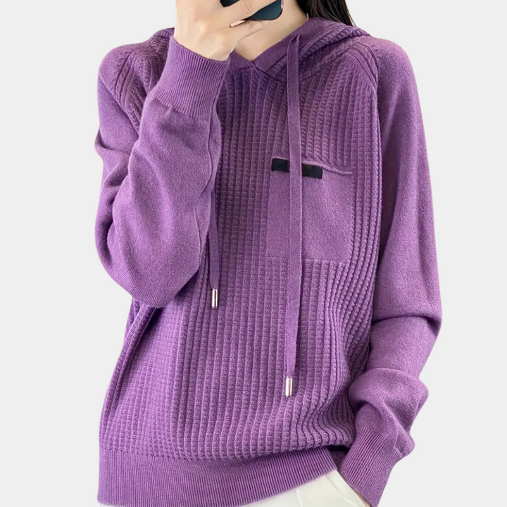 Stilla | Sweater med Hætte til Damer