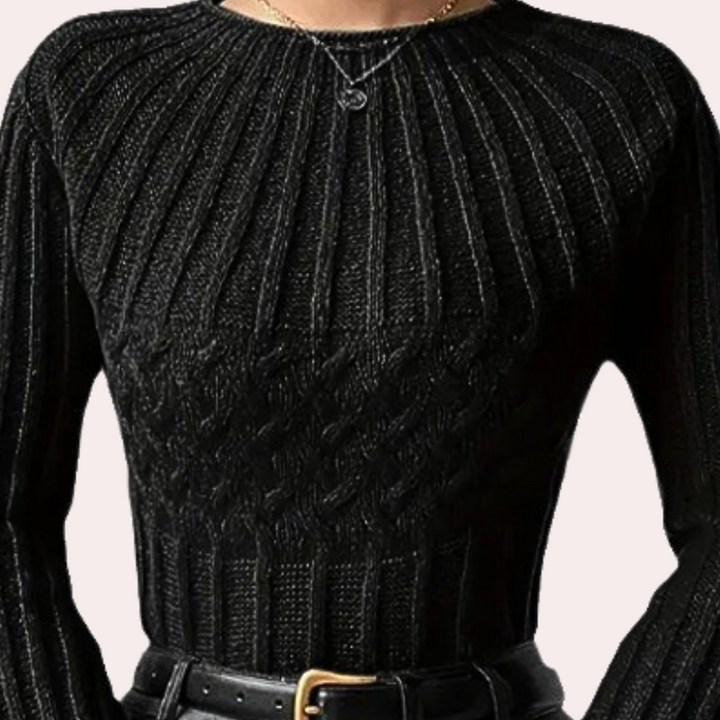 Stilla | Smuk Sweater med Flared Ærmer til Dame