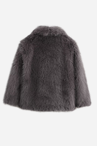 Stilla | Faux-fur-sjal-kravejakke