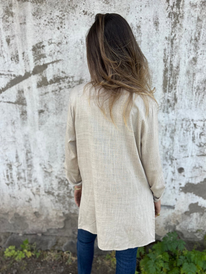 Stilla | Pyntet skjorte med fin broderi