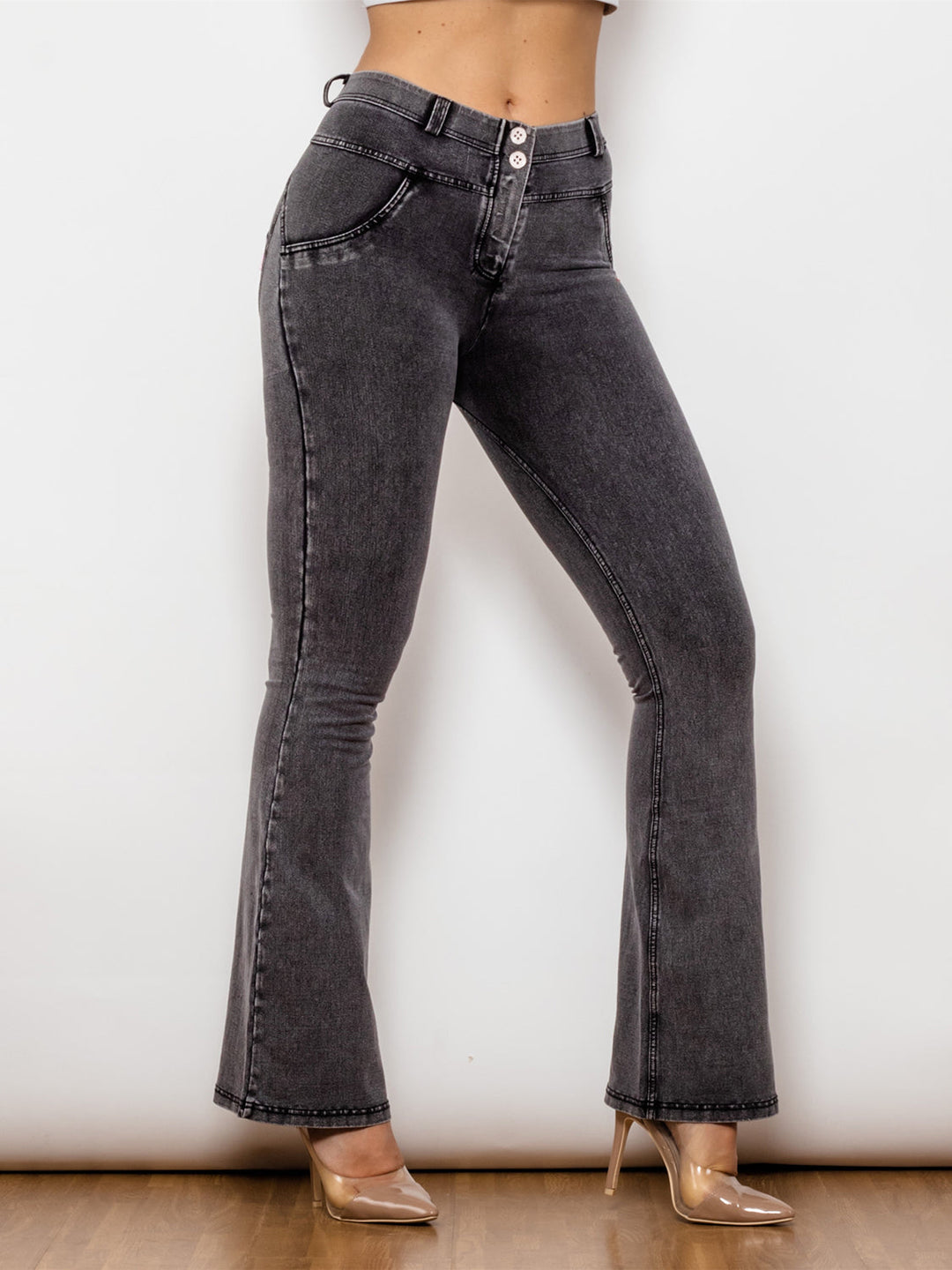 Stilla | Størrelse Lange Bootcut Jeans