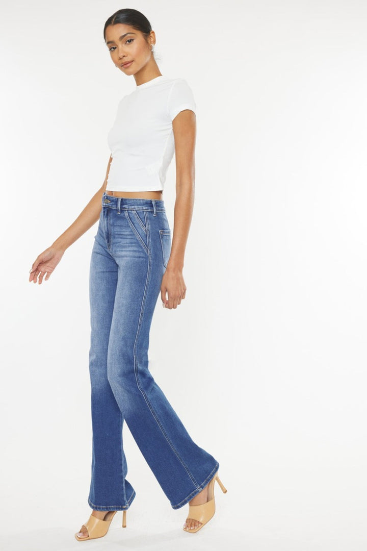 Stilla | Ultra High Waist Gradient Flare Jeans
