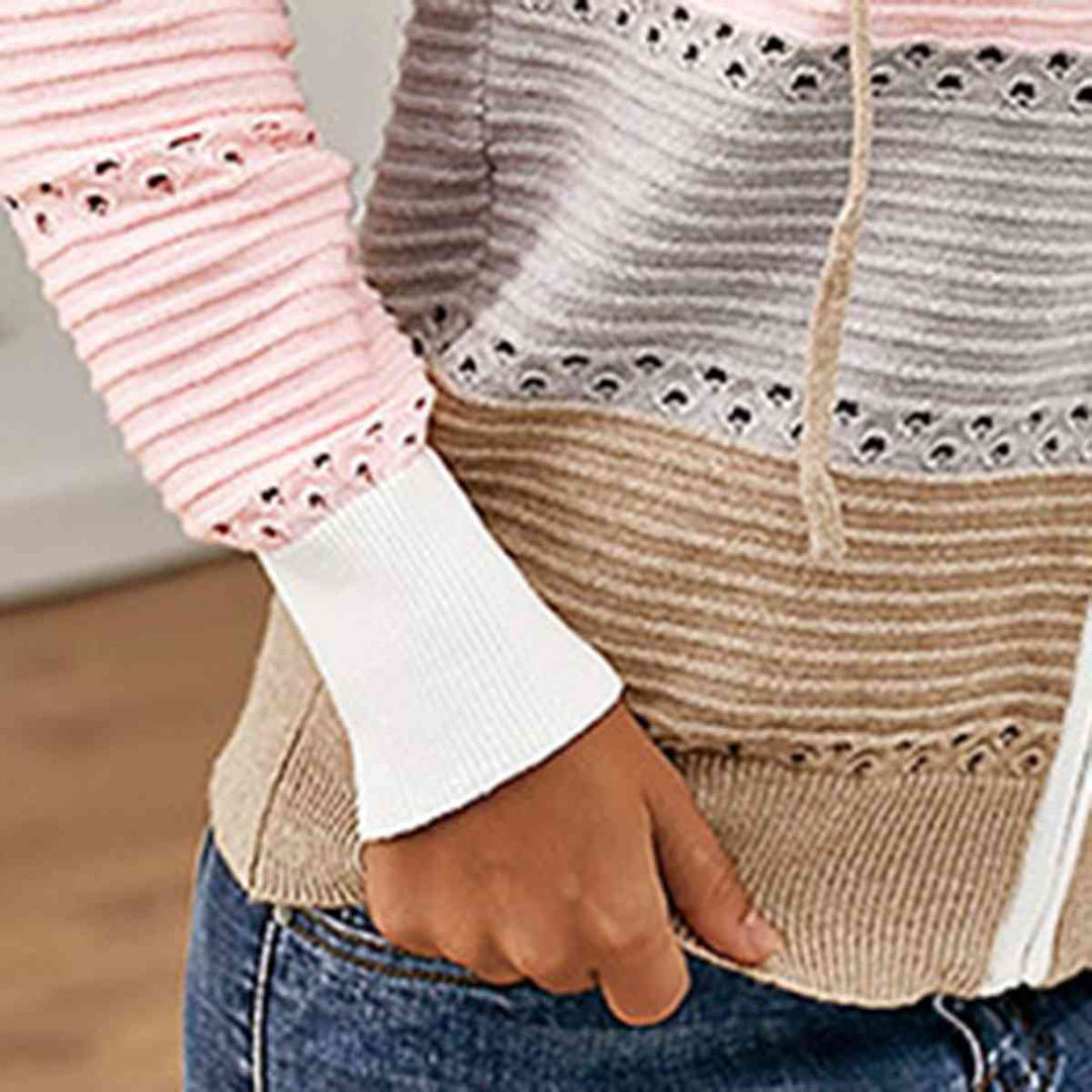 Stilla | Blok Snorehætte Sweater