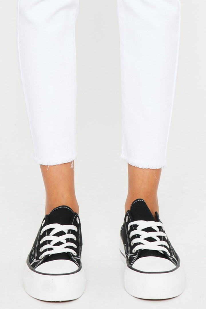 Stilla | Mid Rise Ankel Skinny Jeans