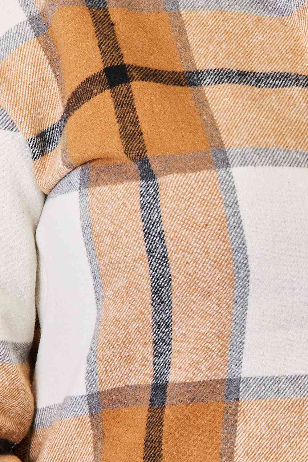 Stilla | Take Plaid Print Dropped Shoulder Shirt