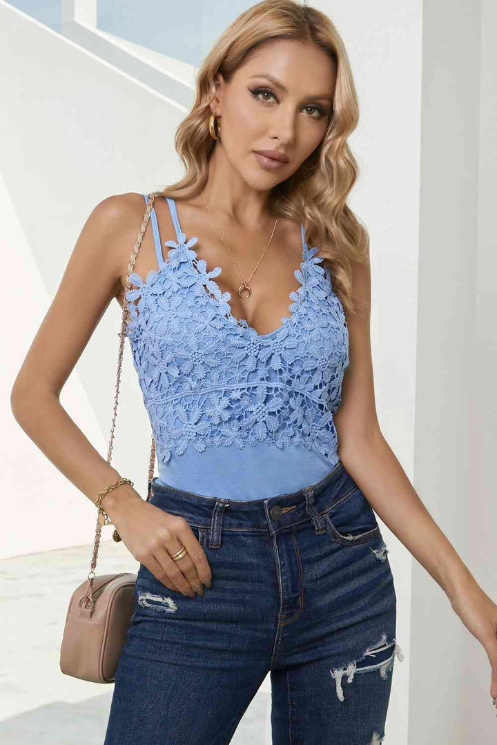 Stilla | Dobbelt Spaghetti Rem Cami Top