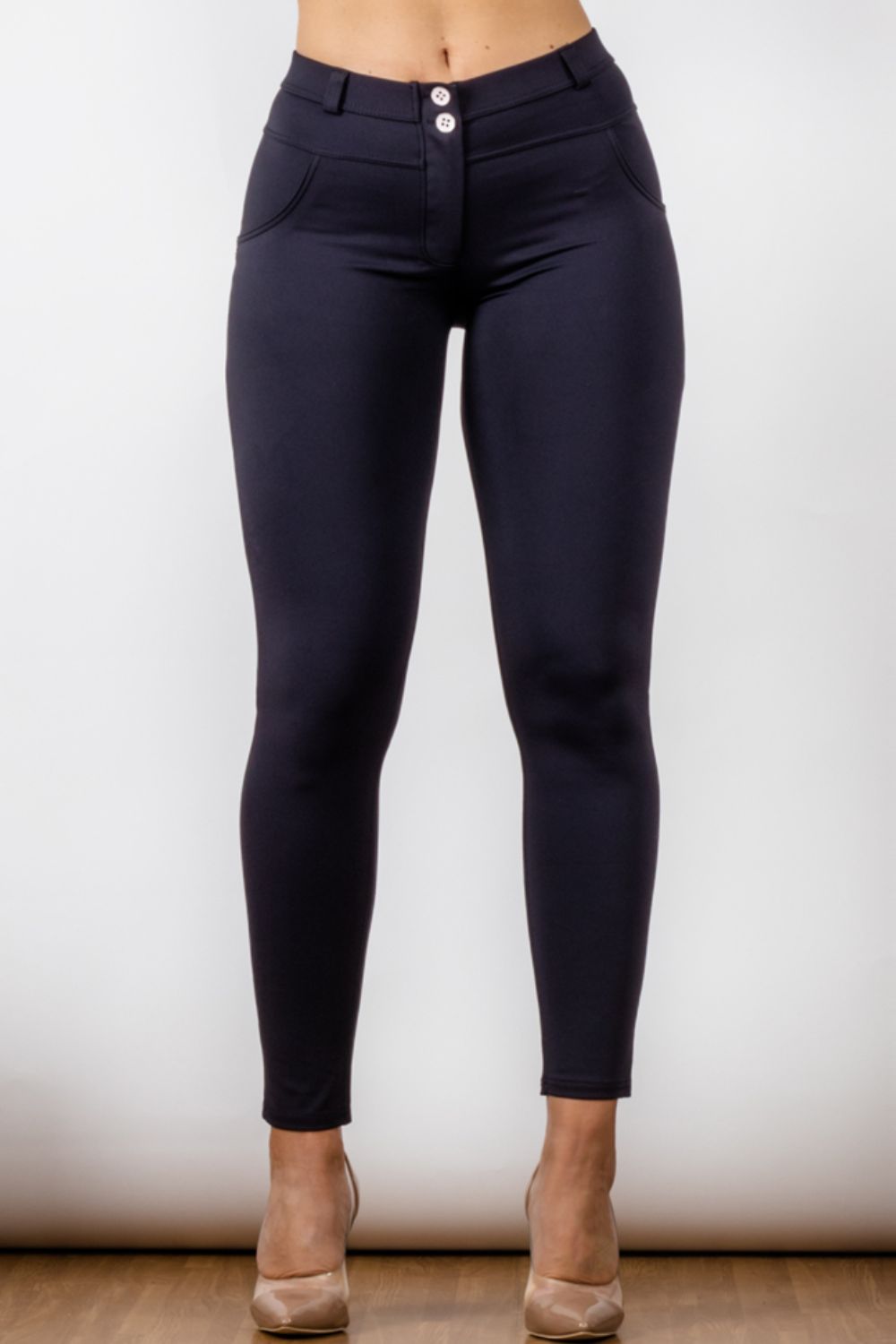 Stilla | Knaplåste Slim Långa Jeans