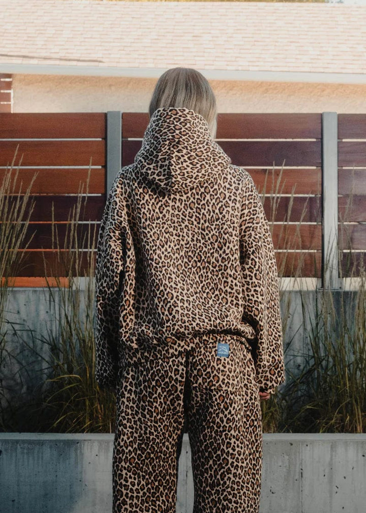 Stilla | Cozy Hoodie med Gepardtryk For Et Casual-Chic Look