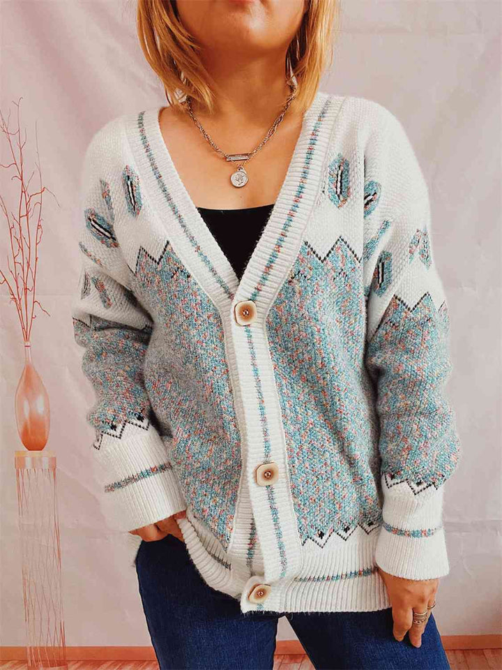 Stilla | Knappe Front Langærmet Cardigan