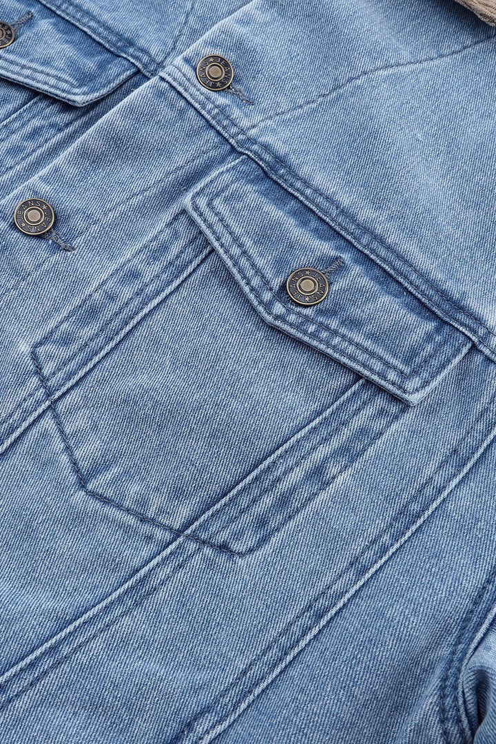 Stilla | Hals Knap Front Denim Jakke