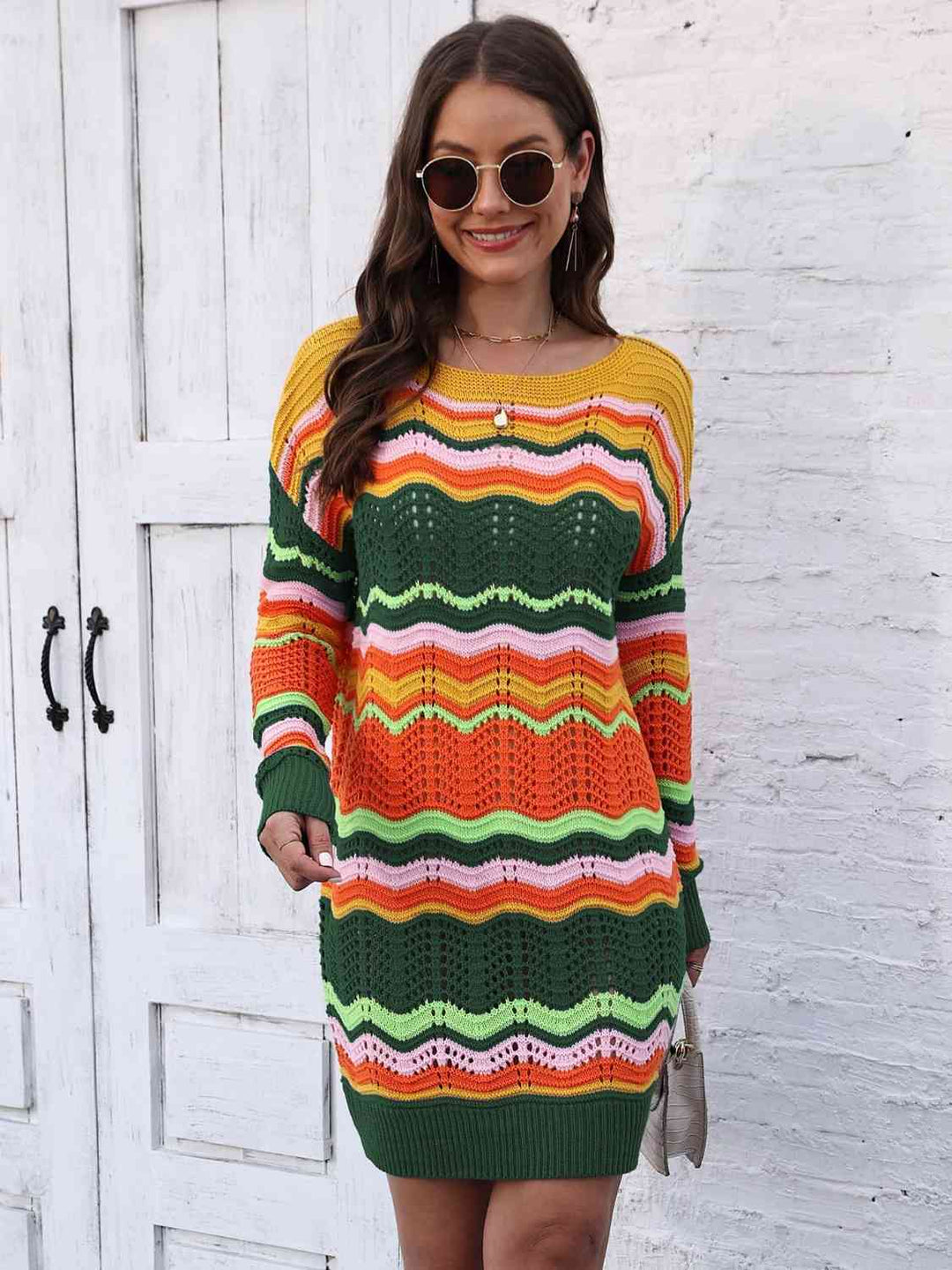 Stilla | Rund Hals Sweater Kjole