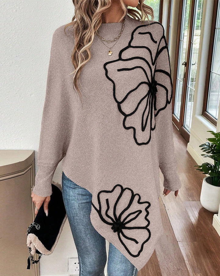 Stilla | Bred sweatshirt med flagermusærmer