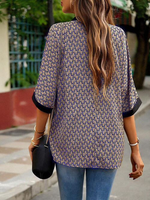 Stilla | Print Notch Bluse