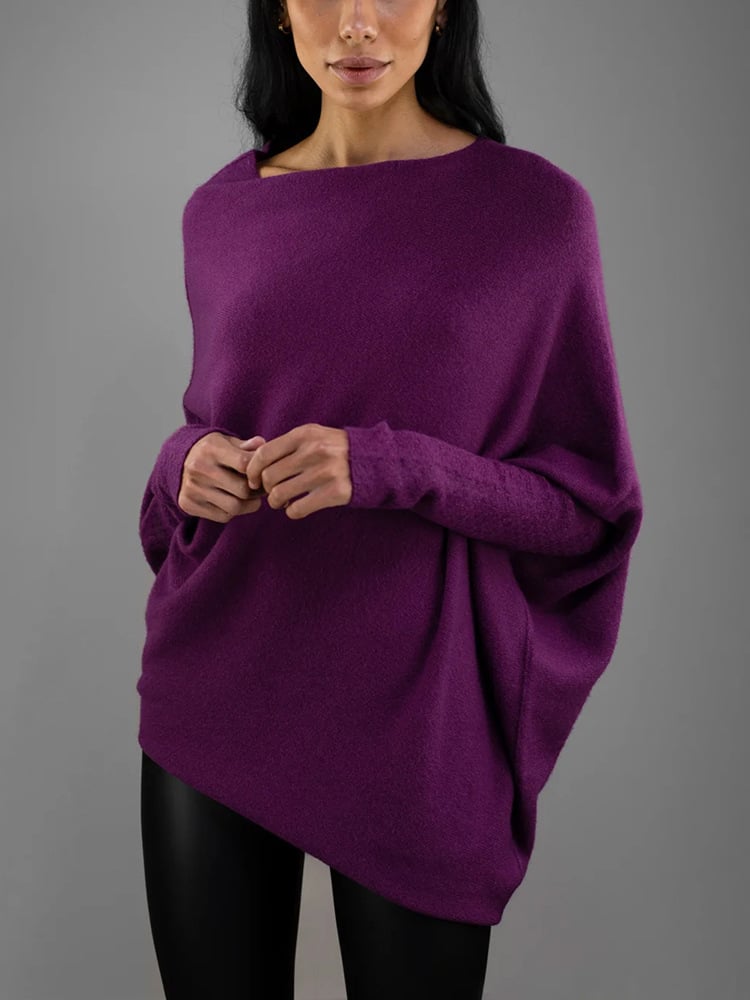 Stilla | Elegant pullover med skulderfri ærmer til damer