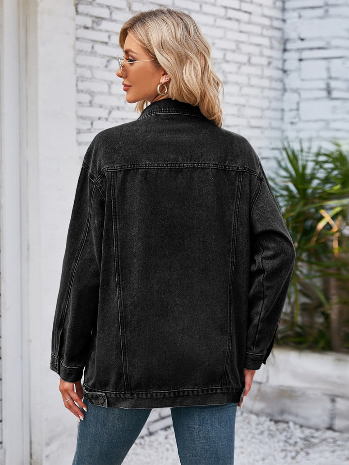 Stilla | Up Langærmet Denim Jakke