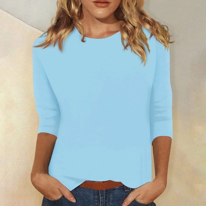 Stilla | Bluse Afslappet Mellemærmet Bluse