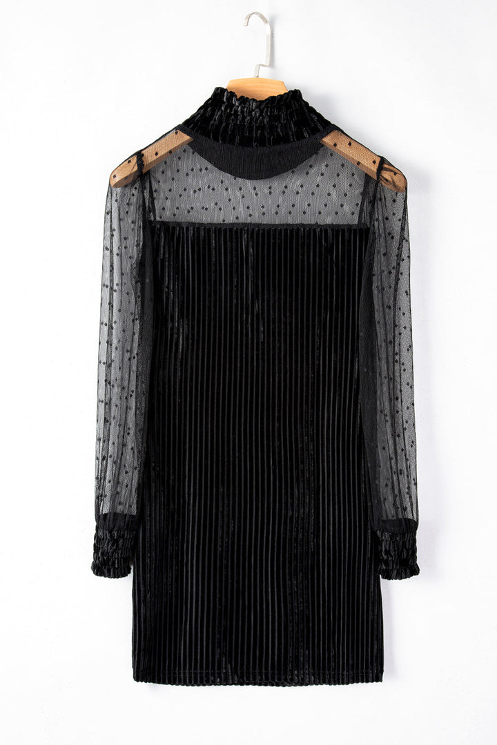 Stilla | Square Neck Wide Strap Mini Dress