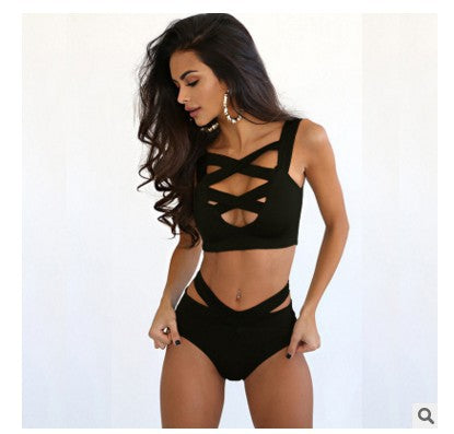 Dame bikini-sæt med raffineret cut-out-design Skovae