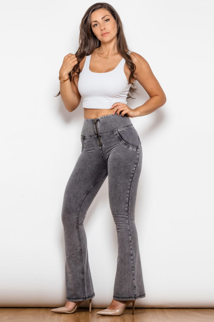 Stilla | Detalje Flare Lange Jeans