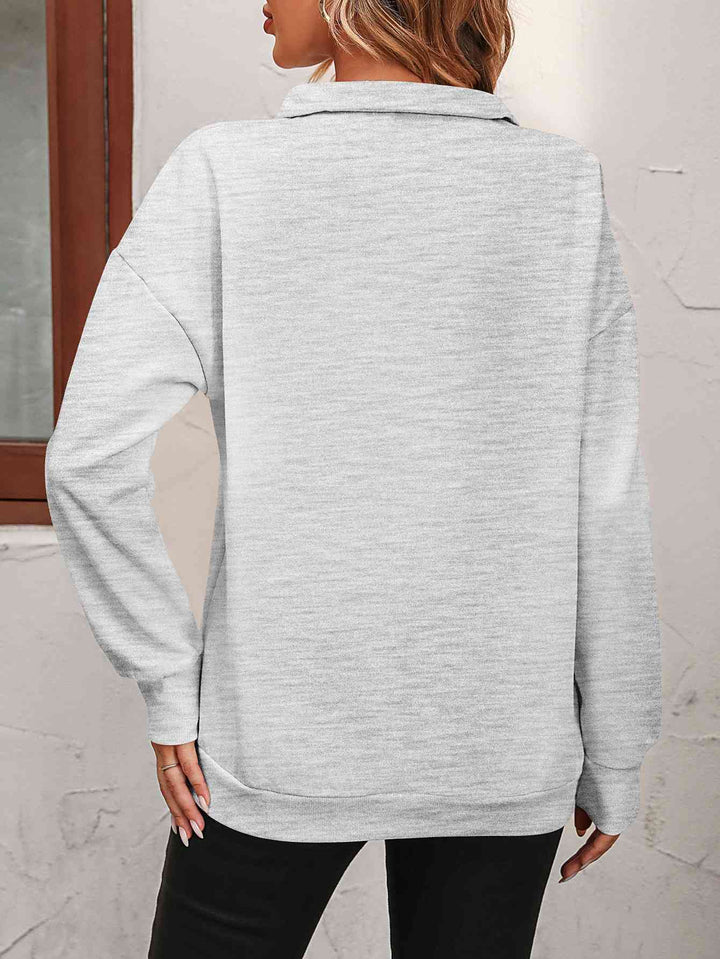 Stilla | op Droppet Skulder Sweatshirt