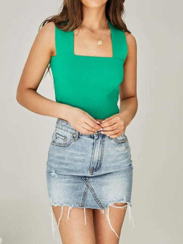 Stilla | Hals Bred Strop Tank