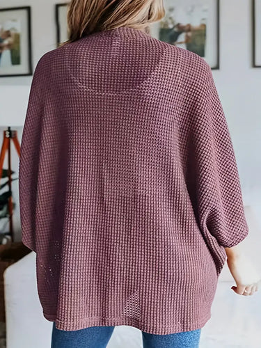 Stilla | Vaffelstrik-Cardigan