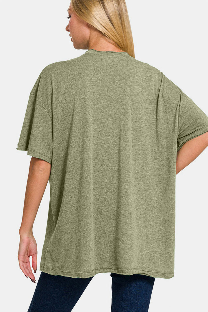 Stilla | Drop Shoulder Oversized Front Pocket T-Shirt