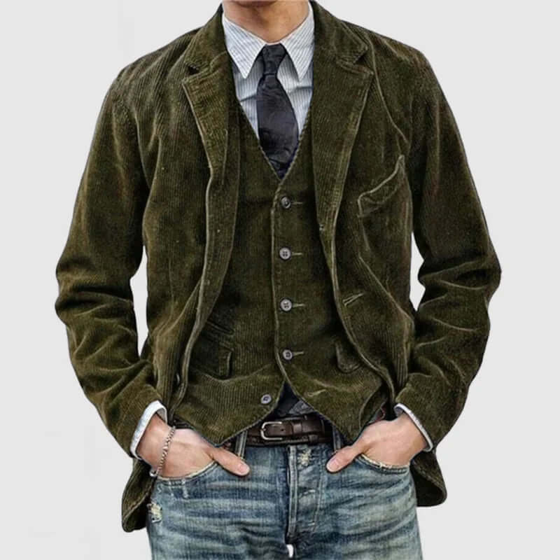 Stilla | Herre Cordjakke - Vintage Reverdesign