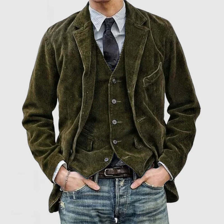 Stilla | Herre Cordjakke - Vintage Reverdesign