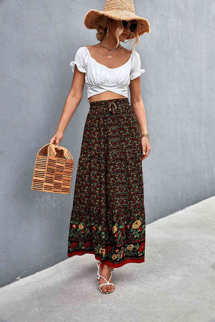 Stilla | Tie Maxi Skirt