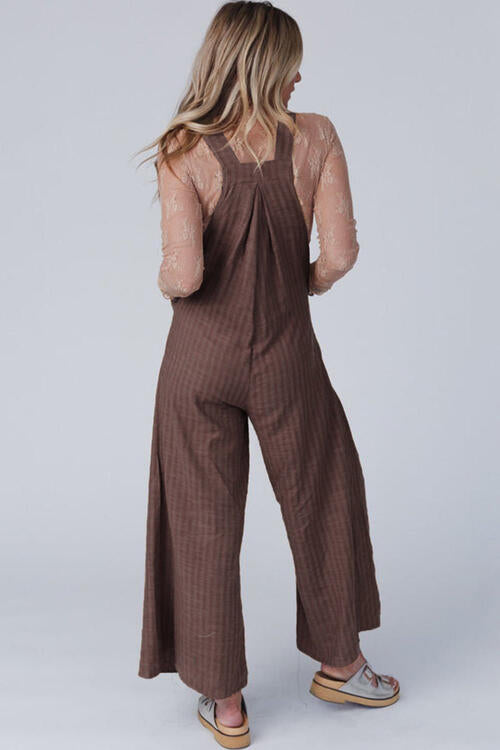 Stilla | Knapperet Bred Benet Overalls