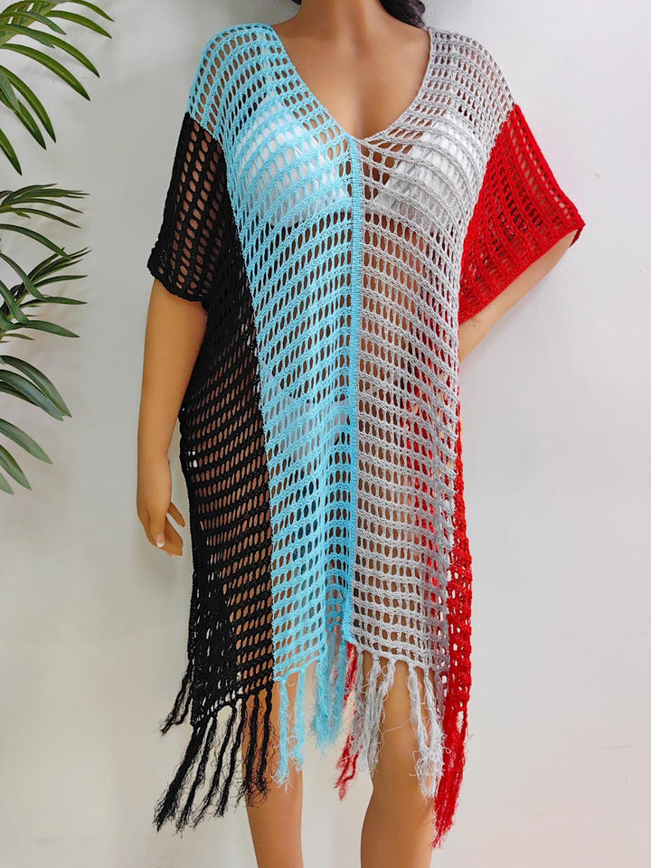 Stilla | Farveblok Scoop Neck Cover up