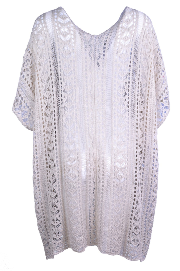 Stilla | V-hals Cover-up Med Frynse