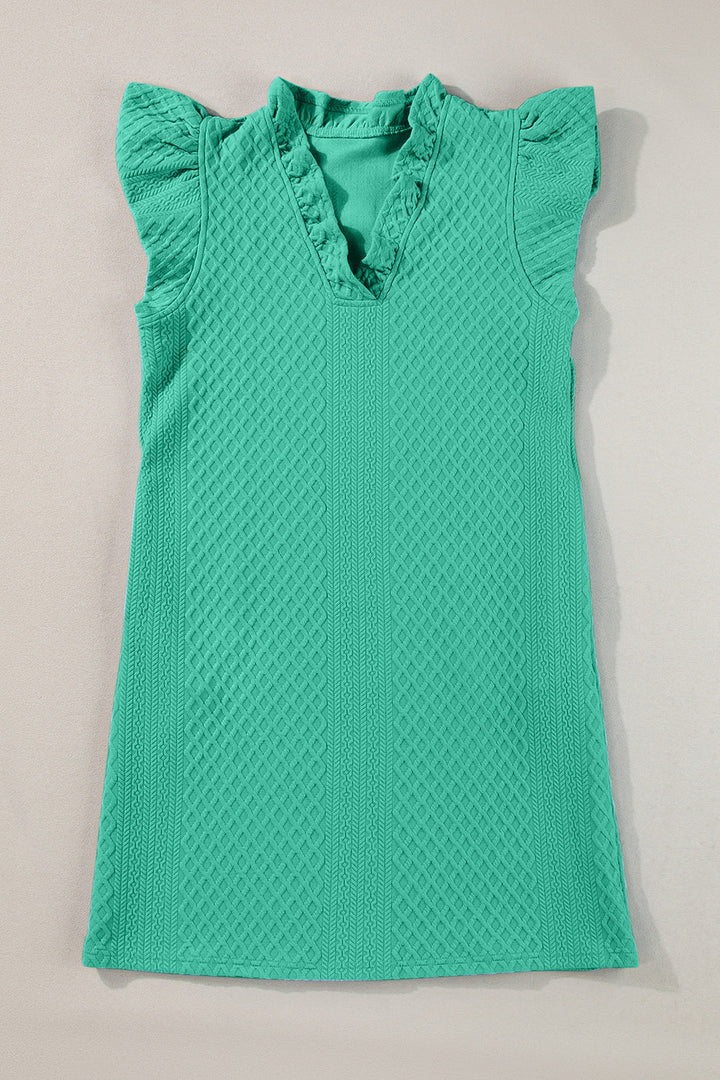 Stilla | V-hals cap sleeve mini kjole