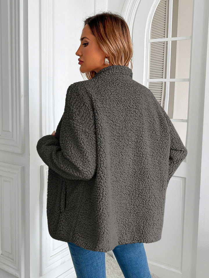 Stilla | Lane Zip Up Langærmet Fuzzy Jakke