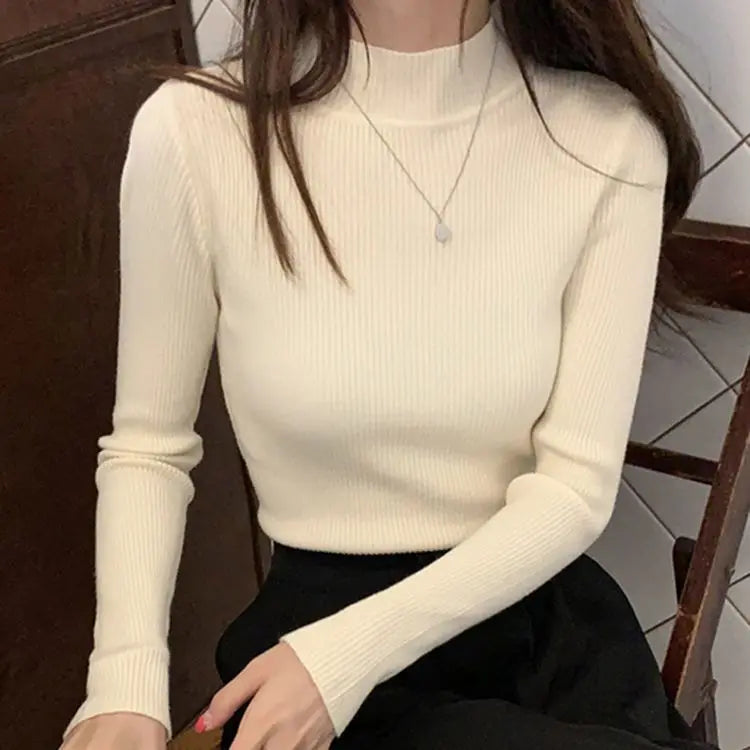 Stilla | Cozy Ribbet Uld Sweater til Kvinder