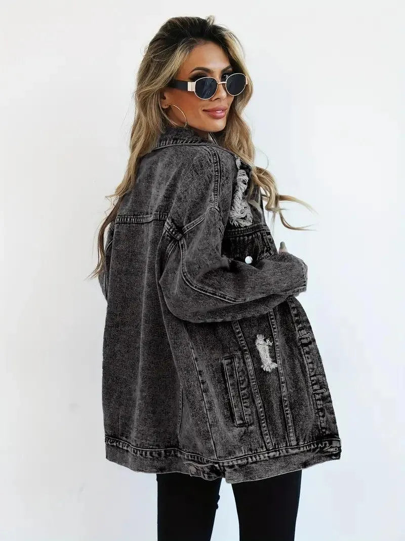 Stilla | Oversized Jeansjakke til damer