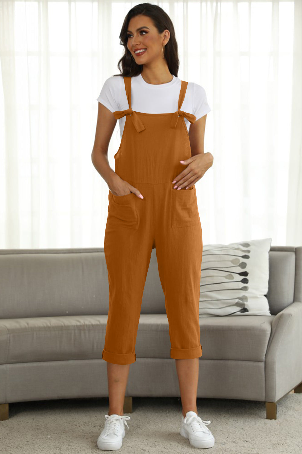Stilla | Størrelse Square Neck Wide Strap Jumpsuit