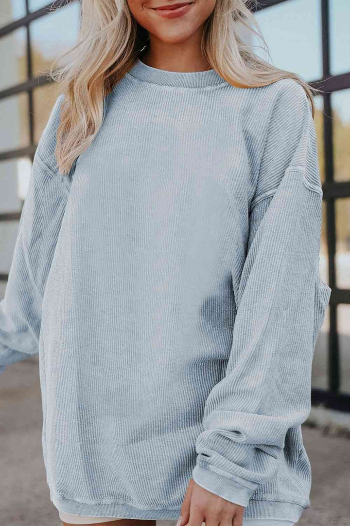Stilla | Rund Hals Drop Shoulder Sweatshirt