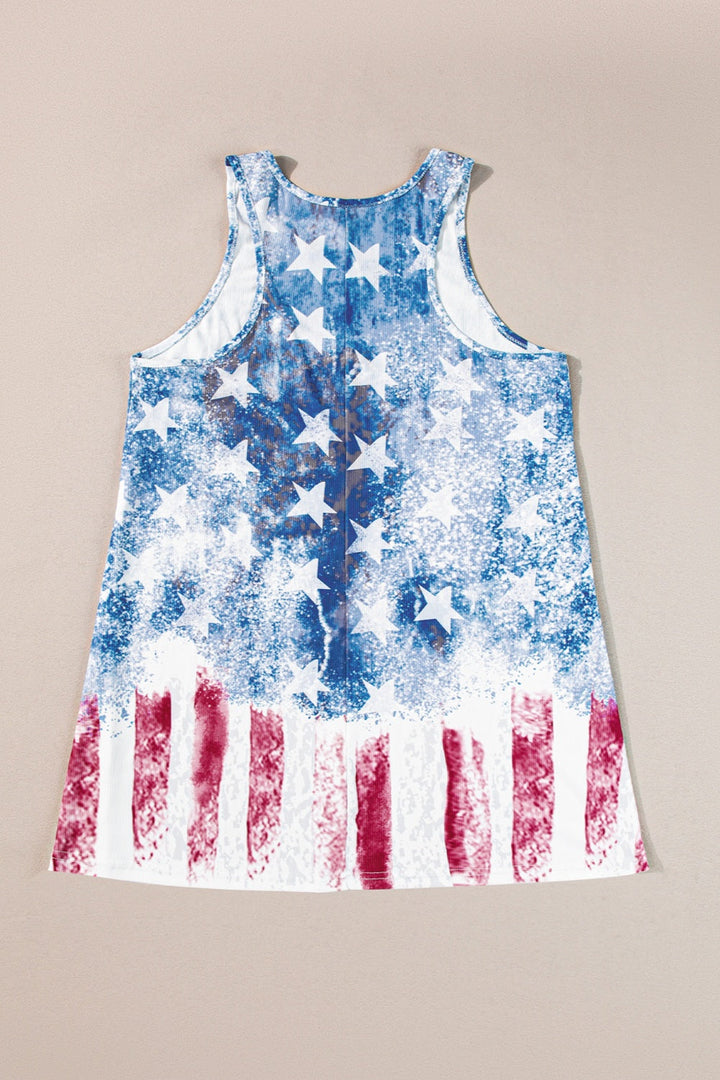 Stilla | Flag Scoop Neck Tank