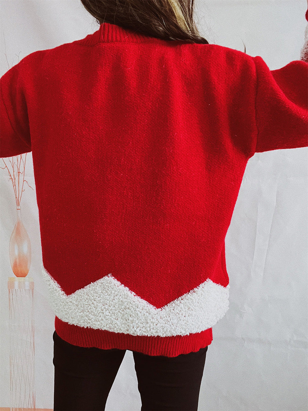 Stilla | Tree Graphic Dropped Shoulder Sweater
