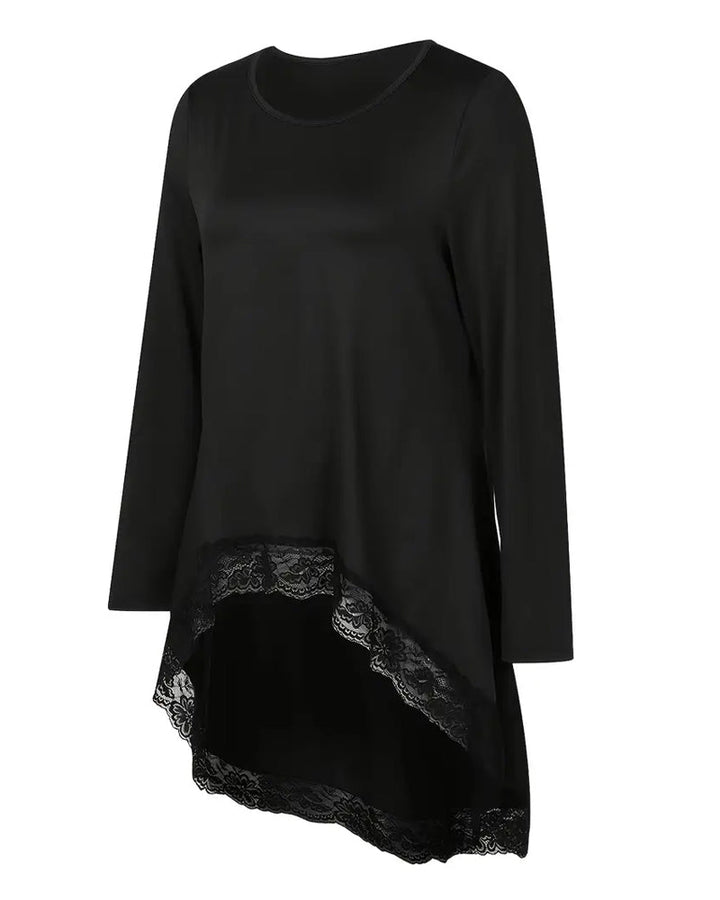 Stilla | Langeærmet top med mesh patchwork