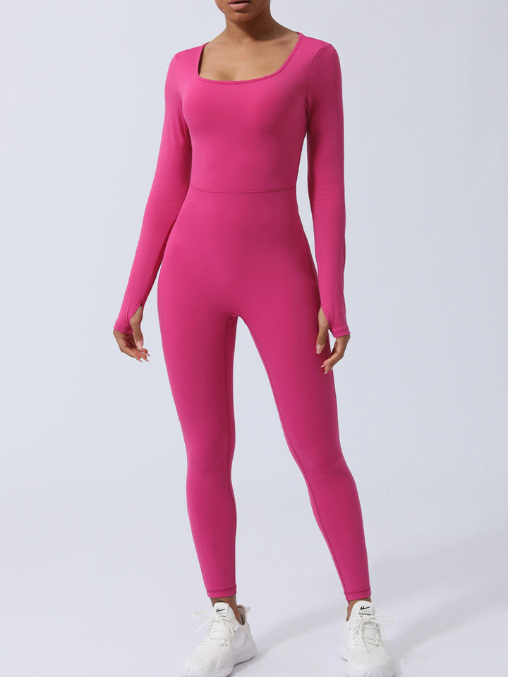 Stilla | Rygfri Langærmet Jumpsuit