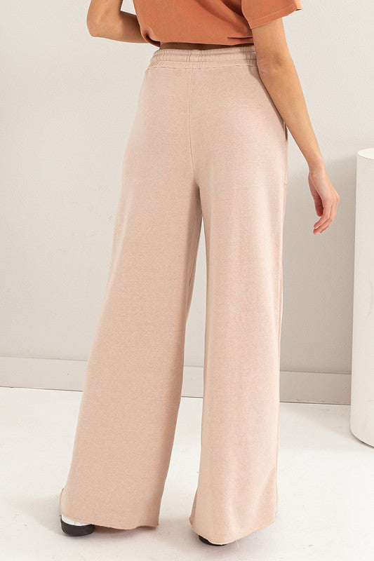 Stilla | Rise Wide Leg Drawstring Bukser