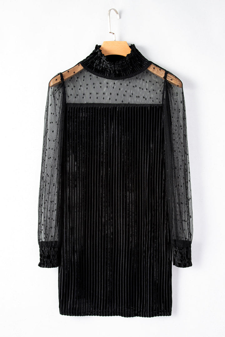 Stilla | Square Neck Wide Strap Mini Dress