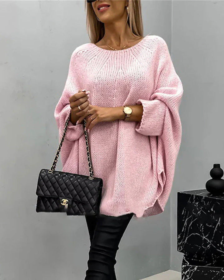 Stilla | Strikket Cape Sweater til Dame