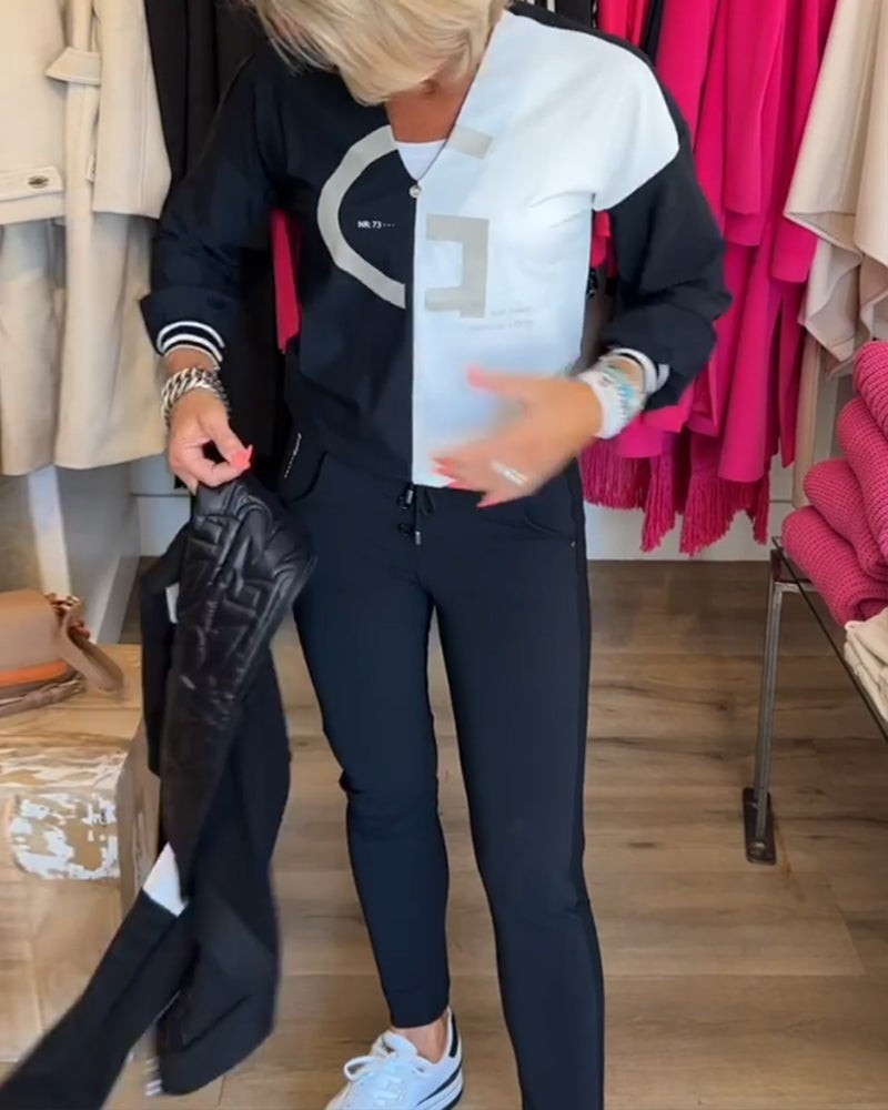 Stilla | V-udskæring og Colorblock