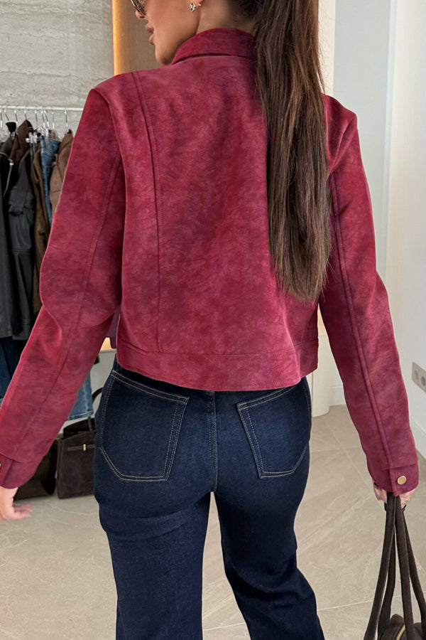 Stilla | Stilfuld Langærmet Casual Jakke med Knapper