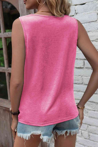 Stilla | Rund Hals Drejet Tank